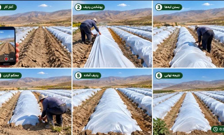 پوشش ضدسرما ضامن کشاورزی