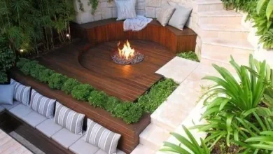 طراحی واجرا باغچه بروی بام
