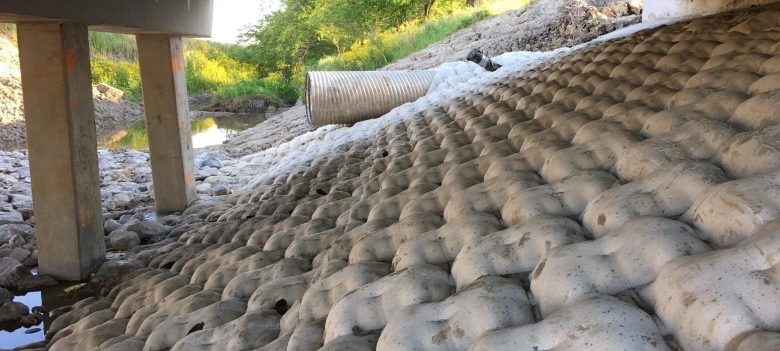 the best Fabric concrete for erosion